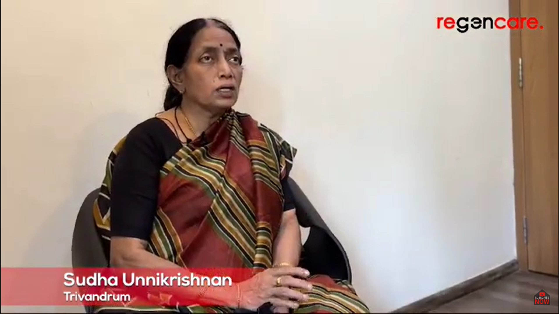 Testimonial of Sudha Unnikrishnan at regencare